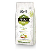 Корм сухий Brit Fresh Duck/Millet Active Run and Work для дорослих активних собак з качкою та пшоном 12 кг