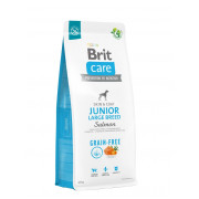 Корм сухий Brit Care Dog Grain-free Junior Large Breed для молодих собак великих порід беззерновий з лососем 12 кг