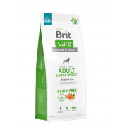 Корм сухий Brit Care Dog Grain-free Adult Large Breed для дорослих собак великих порід беззерновий з лососем 12 кг
