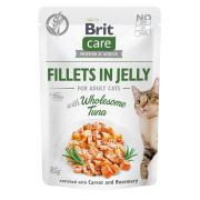 Корм вологий Brit Care Fillets in Jelly Wholesome Tuna д/котів філе в желе з тунцем 85 г