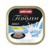 Корм вологий Vom Feinsten Adult для котів з куркою в молочному соусі 100 г