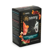 Набір паучів Savory Kitten, with Salmon and Carrot in Gravy 3+1