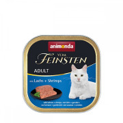 Корм вологий Vom Feinsten Adult with Salmon Shrimps для котів з лососем і креветками 100 г