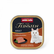 Корм вологий Vom Feinsten Adult with Chicken liver для котів з курячою печінкою 100 г
