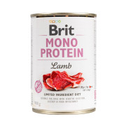 Корм вологий Brit Mono Protein Lamb для собак з ягнятиною 400 г