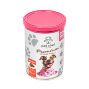 Вологий корм для собак Pet Chef шматочки в желе М ясний мікс 415 г