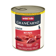 Корм GranCarno Junior Turkey консервований д/цуценят з індичкою 800 г арт.82475