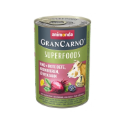 Корм вологий GranCarno д/соб яловичина, буряк, ожина, кульбаба 400г