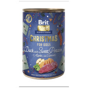 Корм вологий Brit Mono Protein Christmas Duck д/собак різдвяна вечеря качка 400 г