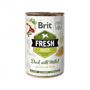 Корм вологий Brit Fresh Duck/Millet для дорослих собак з качкою та пшоном 400 г