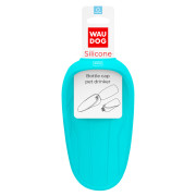 Поїлка-насадка на пляшку WAUDOG Silicone 165 х 90 мм блакитна