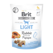Ласощі Brit Care Functional Snack Light для собак для контролю ваги з кроликом та папаєю 150 г