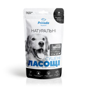 Натуральні сушені ласощі для собак Шлунок курячий сушений слайсами 100 г