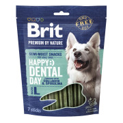 Ласощі Brit Premium Dental Snacks L д/cобак великих порід з колагеном і спіруліною 250 г