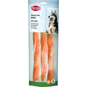 Ласощі Trixie Denta Fun Chewing Rolls для собак Палички для чищення зубів з куркою 28 см 250 г 3 шт