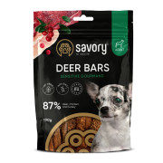 Джерки Savory Bars With Venison, батончики з олениною, 100 г
