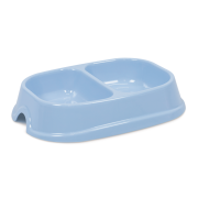 Миска Модерн №1 Дует 0,4 л для котів світло-блакитна