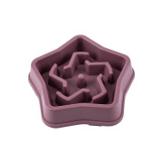 Миска-лабіринт WahoPet для собак для повільного годування зірка пластикова коричнева