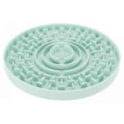 Миска-килимок Trixie для цуценят Junior для повільного годування блакитна пластик d-21 см