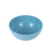 Миска WahoPet для собак для повільного годування пластикова блакитна