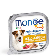 Monge Dog FRUIT з куркою та малиною 0.1 кг