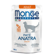 Monge Cat MONOPROTEIN Adult 100% качка 0.085 кг
