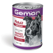 GEMON Dog Wet Medium Adult шматочки з яловичиною та печінкою 0.415 кг