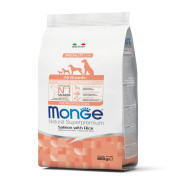 Monge Dog All breeds Puppy & Junior лосось з рисом 0.8 кг