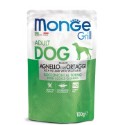 Monge Dog GRILL з ягням та овочами 0.1 кг