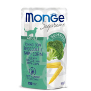 MONGE CAT Adult тунeць з броколі та молодою кукурудзою 0.08 кг