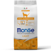 Monge Cat Light з індичкою 1.5 кг