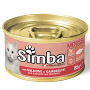SIMBA Cat Wet лосось та креветки 0.085 кг