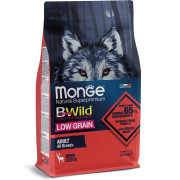 Monge Dog Bwild Low Grain оленина 2.5 кг