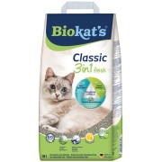 Наповнювач Biokats для котячого туалету Classic Fresh 3in1 бентонітовий 0,1 – 5мм 18 л