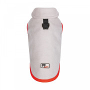 Жилет Pet Fashion Fleecy для собак сірий/червоний ХS2