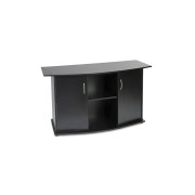 Підставка Природа ПО під акваріум збірна овальна з дверима чорна 100х40х70 см