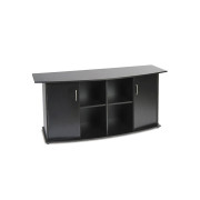 Підставка Природа ПО під акваріум збірна овальна з дверима чорна 150х50х70 см