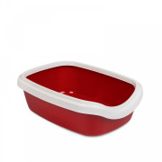 Туалет Природа Comfort M для котів бордо 41х30х13,5 см