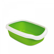 Туалет Природа Comfort M для котів лайм 41х30х13,5 см