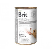 Вологий корм Brit Grain Free Veterinary Diets Joint and Mobility для дорослих собак для підтримки здоров я суглобів з оселед