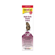 Паста GimCat Every Day Malt-Soft Paste Extra для котів для виведення шерсті зі шлунку 200г та вітамін. таблетки Gim Cat Gras