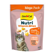 Вітаміни GimCat NUTRI VITAMIN BITES CHICKEN для котів мультивітамін з куркою 425г