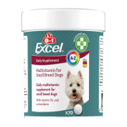 Вітаміни 8in1 Excel Multi Vitamin Small Breed для собак дрібних порід мультивітамін 70 шт